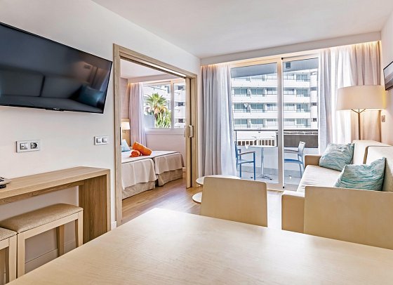 VIVA Eden Lago - Wohnbeispiel Appartement 1 Schlafzimmer Poolblick (Zimmercodierung ABP)