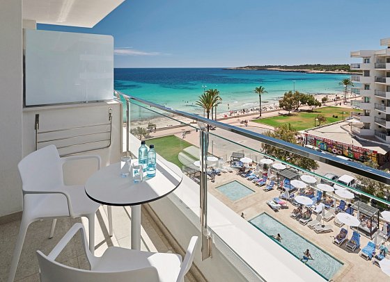 Hipotels Flamenco - Beispiel Balkon (Zimmercodierungen D1N & DCN)
