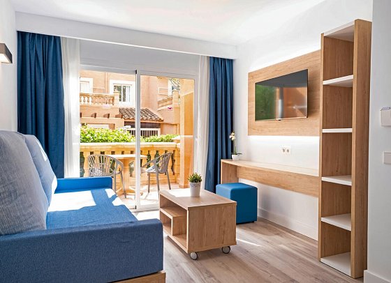 Ciudad Laurel - Wohnbeispiel Appartement 1 Schlafzimmer Premium (Zimmercodierungen AM1 & AMP)