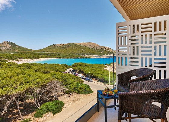 S'Entrador Playa & Spa - Beispiel Balkon (Zimmercodierungen DBM & DCM)