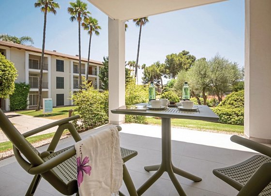 Blau Colonia Sant Jordi - Beispiel Balkon (Zimmercodierungen W1G & W2G)