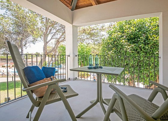 Blau Colonia Sant Jordi - Beispiel Balkon (Zimmercodierungen WN1 & WN2)