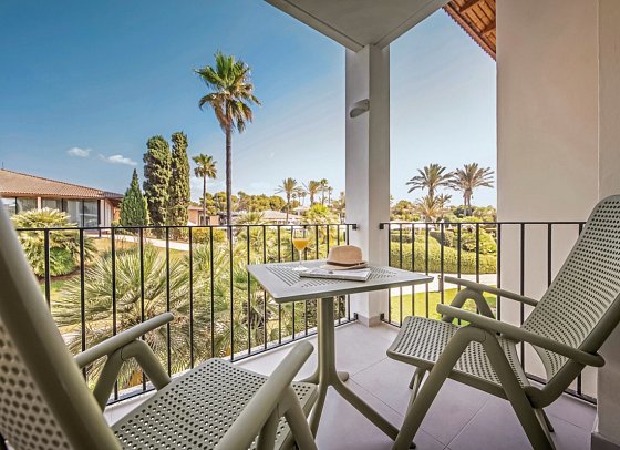 Blau Colonia Sant Jordi - Beispiel Balkon (Zimmercodierungen DS1, DS2, DC2 & DC3)