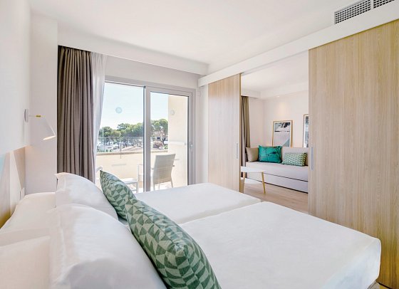 JS Portocolom Suites - Wohnbeispiel Suite (Zimmercodierungen WB1, WP1 & WP2)