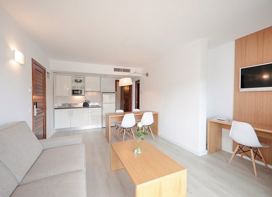 La Pérgola - Wohnbeispiel Appartement 2 Schlafzimmer (Zimmercodierung AB1)