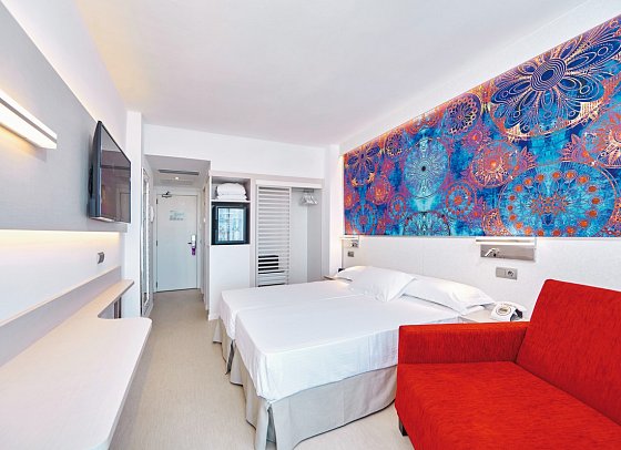 Indico Rock - Wohnbeispiel Doppelzimmer (Zimmercodierungen DB1 & DB2)