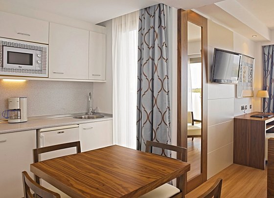 Hipotels Cala Millor Park - Wohnbeispiel Appartement 1 Schlafzimmer (Zimmercodierung AB1)