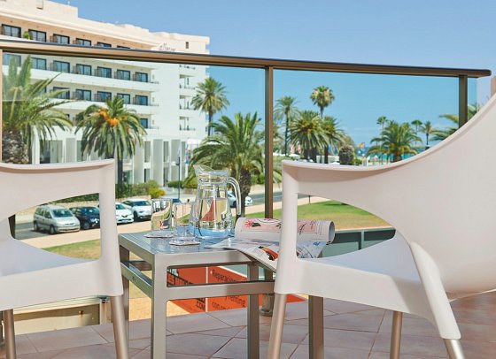 Hipotels Cala Millor Park - Beispiel Balkon (Zimmercodierungen DB1, DC1 & DBM)