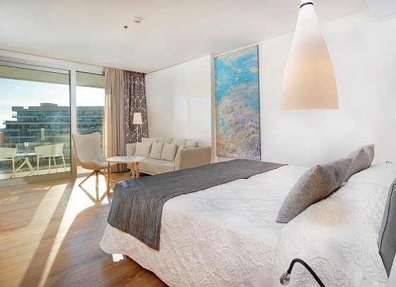 Hipotels Playa de Palma Palace - Wohnbeispiel Juniorsuite Meerblick (Zimmercodierung JBM)