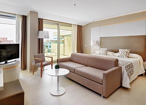 Hipotels Gran Playa de Palma - Wohnbeispiel Juniorsuite (Zimmercodierung JB1)