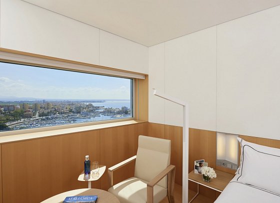 Meliá Palma Bay - Wohnbeispiel Doppelzimmer Deluxe Meerblick (Zimmercodierung DDM)