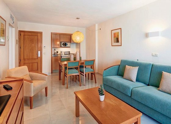 Hipotels Coma Gran - Wohnbeispiel Appartement 1 Schlafzimmer (Zimmercodierung AB1)
