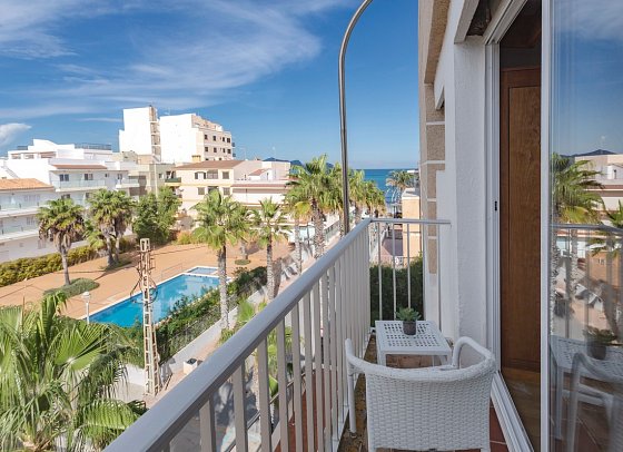 JS Sol de Ca'n Picafort - Beispiel Balkon (Zimmercodierungen DB1, DP1 & DP2)