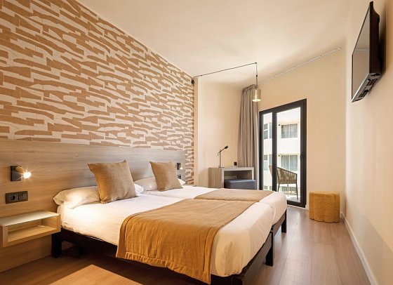 Eden Palma Playa - Wohnbeispiel Doppelzimmer seitl. Meerblick (Zimmercodierung DBN)