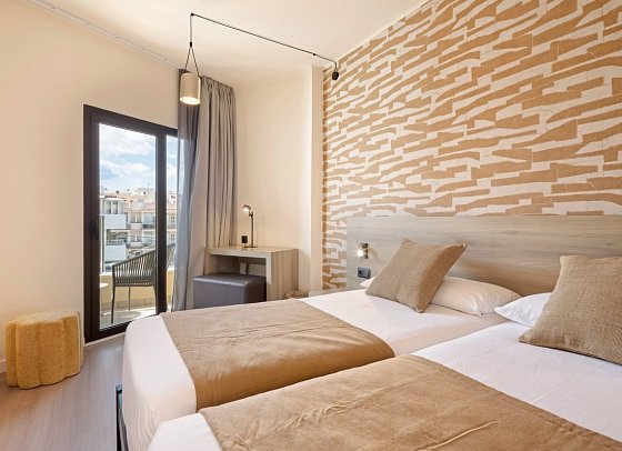 Eden Palma Playa - Wohnbeispiel Doppelzimmer seitl. Meerblick (Zimmercodierung DBN)