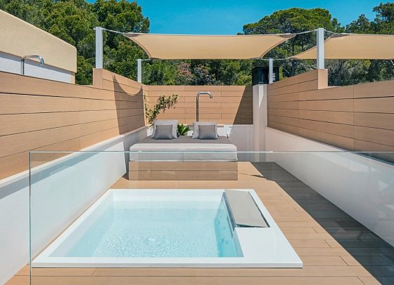 Iberostar Selection Jardín del Sol Suites - Beispiel Terrasse (Zimmercodierungen WO3 & WO4)