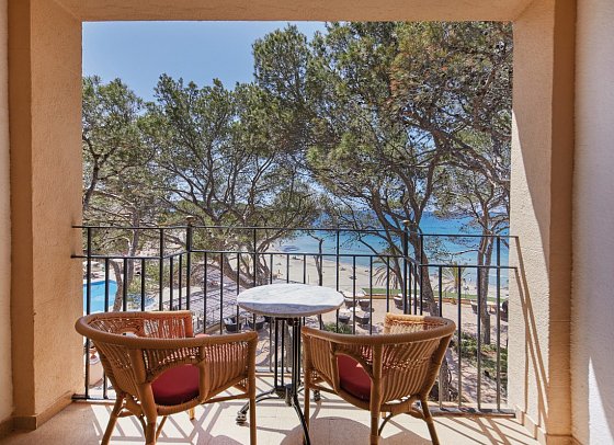 Secrets Mallorca Villamil Resort & Spa - Wohnbeispiel Suite frontaler Meerblick Preferred Club (Zimmercodierung WTM)