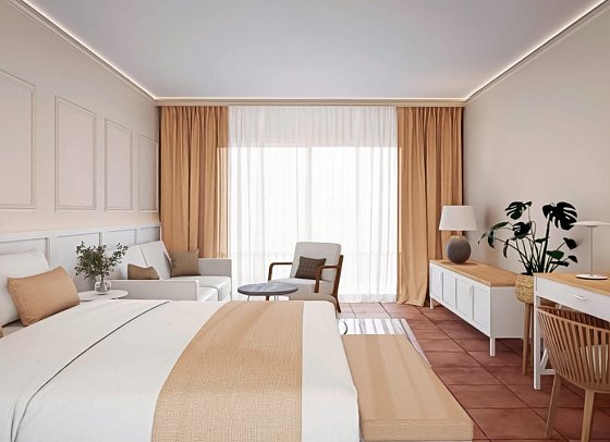Bordoy Don Antonio - Wohnbeispiel Familienzimmer Poolblick (Zimmercodierung FBP)