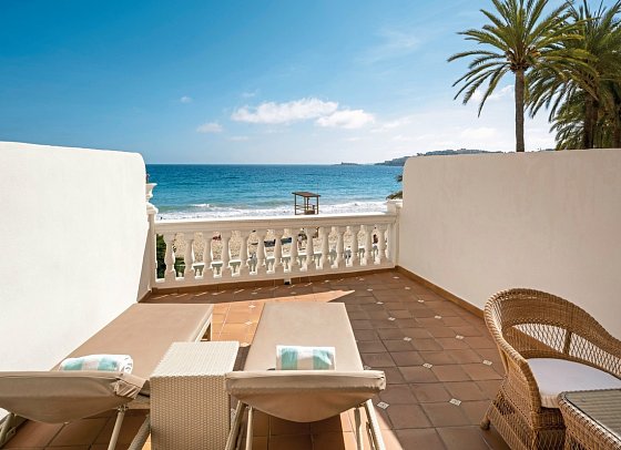 SantoS Nixe Palace - Wohnbeispiel Doppelzimmer Superior Meerblick (Zimmercodierung DSM)