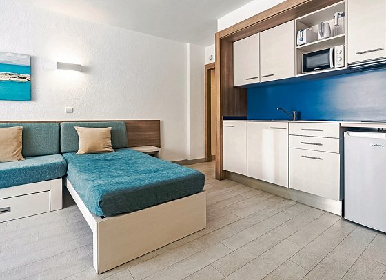 Globales Verdemar - Wohnbeispiel Appartement 1 Schlafzimmer (Zimmercodierung AB1)