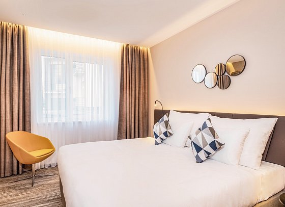 CUBE Hotel - Wohnbeispiel Doppelzimmer Superior (Zimmercodierung DS1)