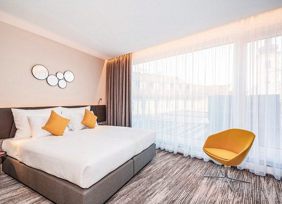 CUBE Hotel - Wohnbeispiel Doppelzimmer Superior (Zimmercodierung DS1)