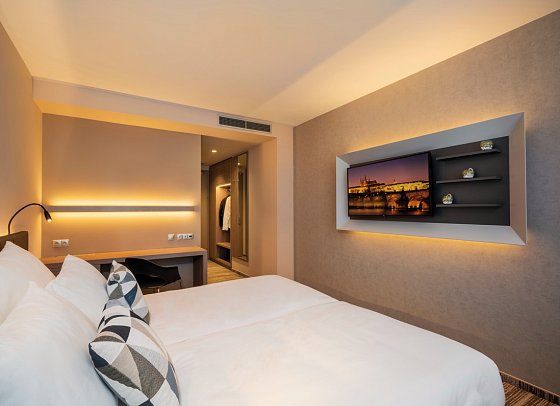 CUBE Hotel - Wohnbeispiel Doppelzimmer Superior (Zimmercodierung DS1)
