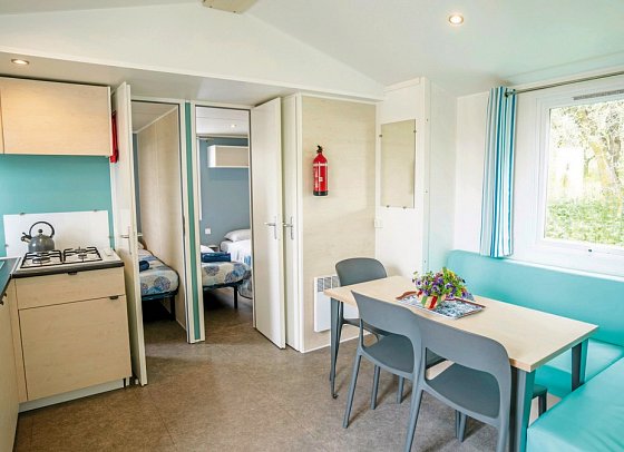 Camping Bijela Uvala (by Happy Camp) - Wohnbeispiel Mobilheim Happy Premium (Zimmercodierung CB1)