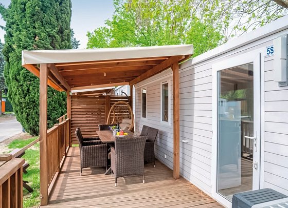 Lanterna Premium Camping Resort (by Happy Camp) - Wohnbeispiel Mobilheim Happy Premium Suite (Zimmercodierung CM3)