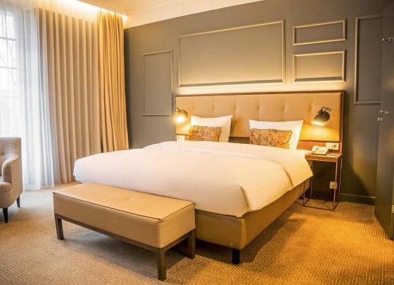 Parkhotel Kurhaus - Wohnbeispiel Doppelzimmer Komfort King Park (Zimmercodierung DF2)