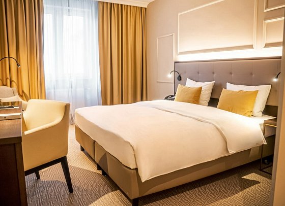 Parkhotel Kurhaus - Wohnbeispiel Doppelzimmer Komfort King Park (Zimmercodierung DF2)
