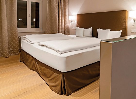 Romantik Jugendstilhotel Bellevue - Wohnbeispiel Doppelzimmer Komfort (Zimmercodierungen DF1 & DX2)