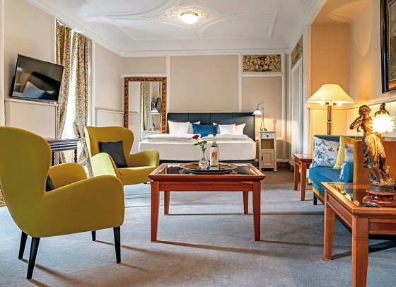 Romantik Jugendstilhotel Bellevue - Wohnbeispiel Doppelzimmer (Zimmercodierungen DB1 & DX1)