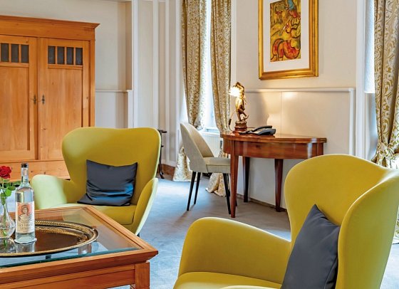 Romantik Jugendstilhotel Bellevue - Wohnbeispiel Doppelzimmer (Zimmercodierungen DB1 & DX1)