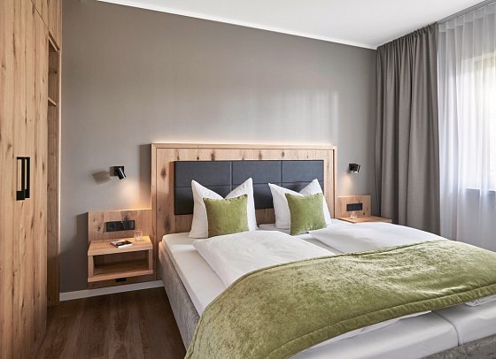 Sporthotel Grafenwald - Wohnbeispiel Suite Komfort Deluxe (Zimmercodierungen WD1 & WD2)