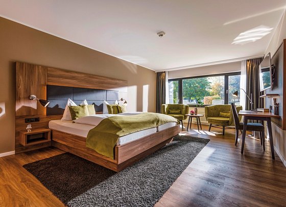 Sporthotel Grafenwald - Wohnbeispiel Doppelzimmer Komfort (Zimmercodierung DF1)