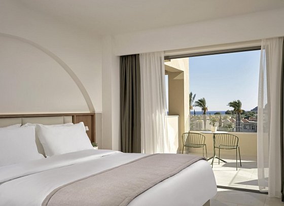 Lindos Princess Beach Resort & Spa - Wohnbeispiel Doppelzimmer Meerblick (Zimmercodierung DBM)