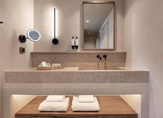 Aulus Lindos Rhodes, Curio Collection by Hilton - Badbeispiel (Zimmercodierung D1G)