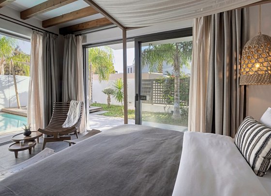 Aulus Lindos Rhodes, Curio Collection by Hilton - Wohnbeispiel Tropical Zen Bungalow Suite mit Privatpool (Zimmercodierung B1R)