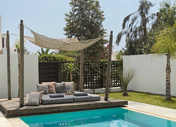 Aulus Lindos Rhodes, Curio Collection by Hilton - Wohnbeispiel Tropical Zen Bungalow Suite mit Privatpool (Zimmercodierung B1R)