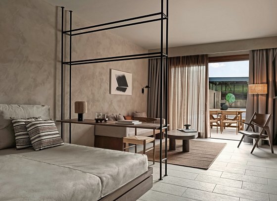 Aulus Lindos Rhodes, Curio Collection by Hilton - Wohnbeispiel Suite Tropical Pavilion 1 SZ mit Privatpool (Zimmercodierung WBR)