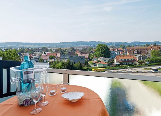 Morada Resort Kühlungsborn - Wohnbeispiel Doppelzimmer Landblick (Zimmercodierung D1L)