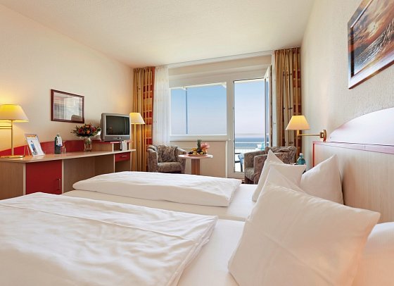 Morada Resort Kühlungsborn - Wohnbeispiel Doppelzimmer Meerblick (Zimmercodierung D1M)