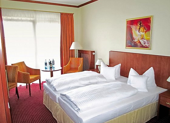 Morada Strandhotel Ostseebad Kühlungsborn - Wohnbeispiel Doppelzimmer Landblick (Zimmercodierung D1L)