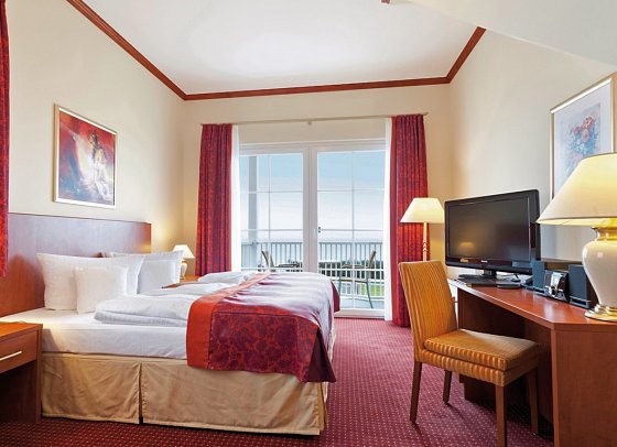 Morada Strandhotel Ostseebad Kühlungsborn - Wohnbeispiel Doppelzimmer Meerblick (Zimmercodierung D1M)