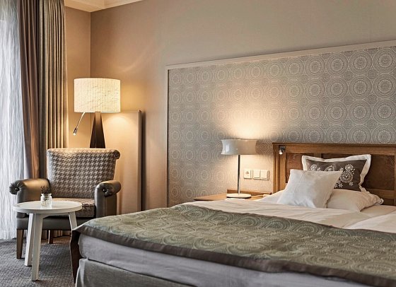 A-ROSA Kurhaus Binz - Wohnbeispiel Doppelzimmer Landseite (Zimmercodierungen D1L & D1N)