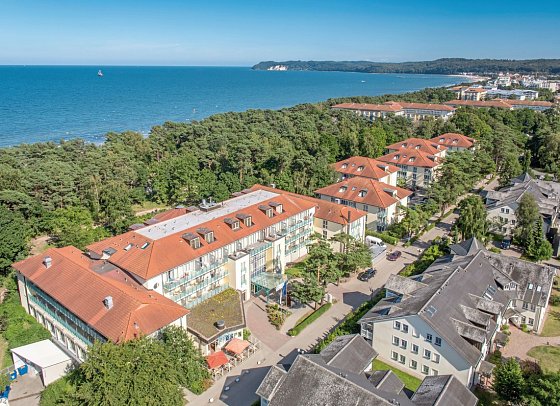 Dorint Seehotel Binz-Therme Binz/Rügen Strand-Appartements - Luftaufnahme vom Hotel