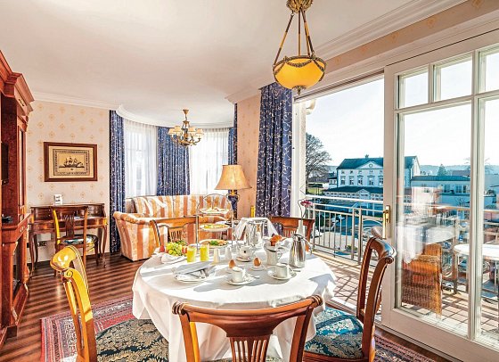 SEETELHOTEL Ahlbecker Hof - Wohnbeispiel Familiensuite (Zimmercodierung WI1)