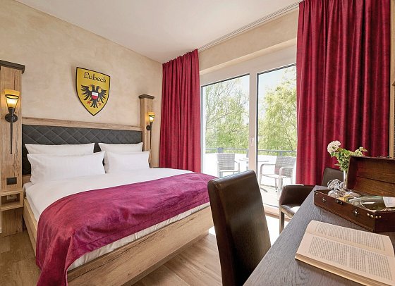 R&R Hotel Störtebeker - Wohnbeispiel Doppelzimmer (Zimmercodierungen DB1 & EB1)