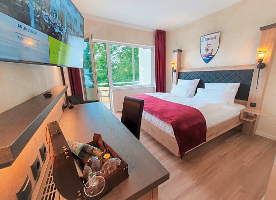 R&R Hotel Störtebeker - Wohnbeispiel Doppelzimmer Komfort (Zimmercodierung DF3)